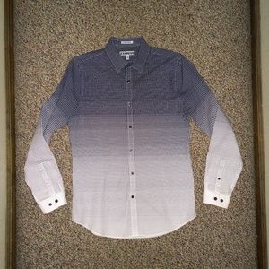 Men's EXPRESS Checkered Hombre Button-Up Shirt
